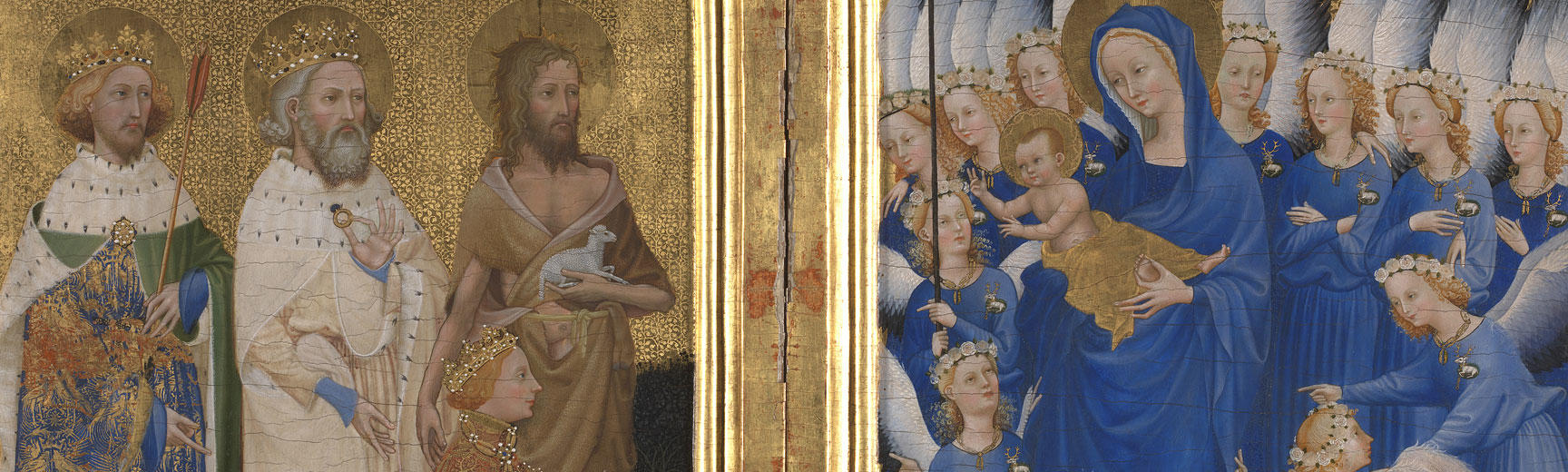 The Wilton Diptych an English panel painting