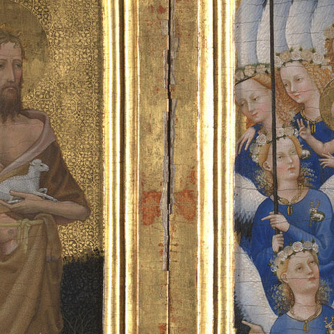 The Wilton Diptych an English panel painting