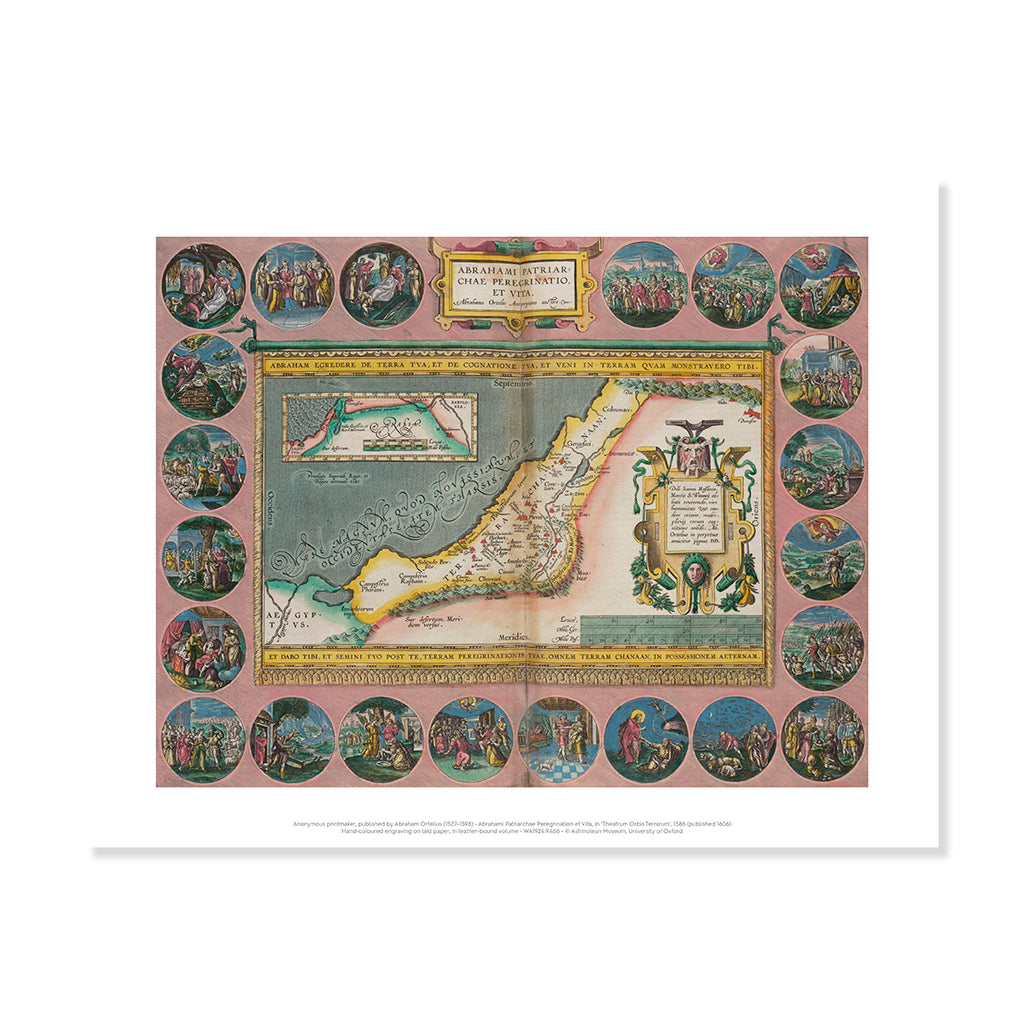 Abrahami Patriarchae Peregrination et Vita Map Print