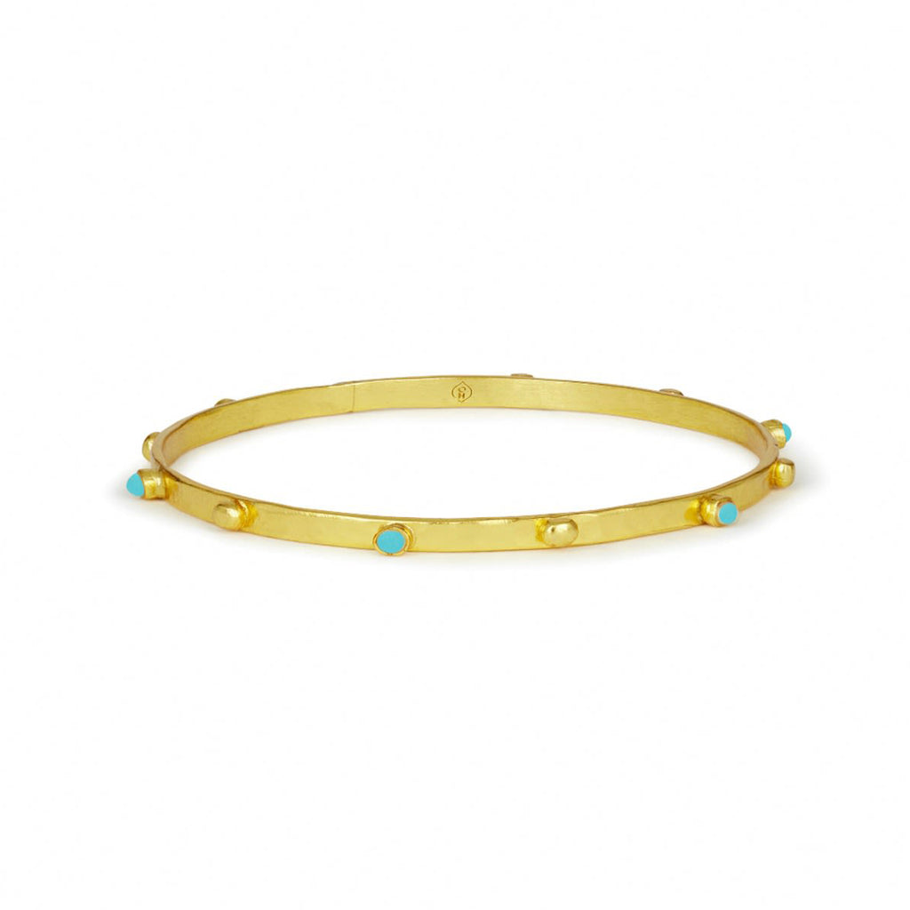 Tanrica Turquoise & Gold Bracelet