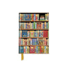 2027 diary with bookshelf design featuring various books on a white background
