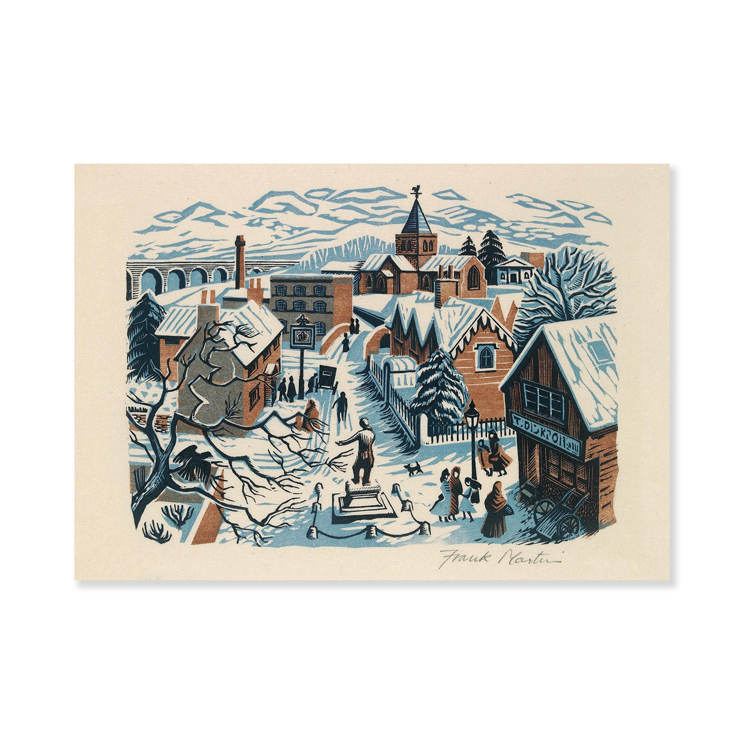 Ashmolean Village Scene Christmas Cards Ashmolean Museum