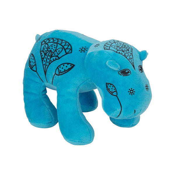 Egyptian Blue Hippo Soft Toy