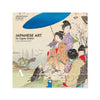 Calendar cover featuring Japanese art with people in traditional attire and a blue umbrella.