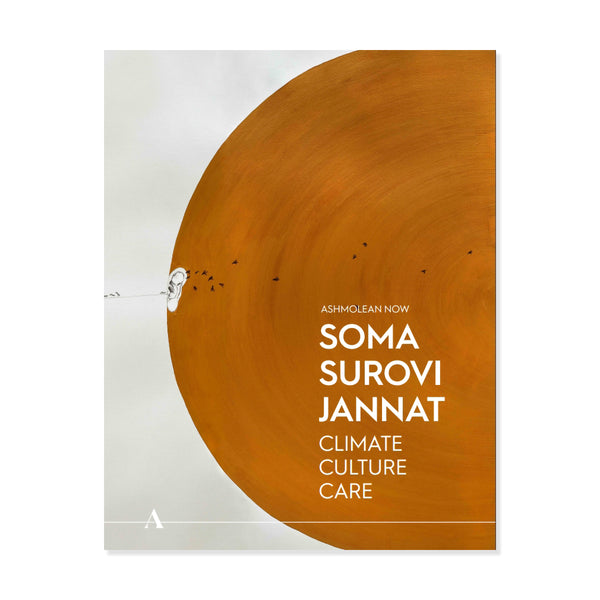 Book cover with a brown circular design and text on a white background