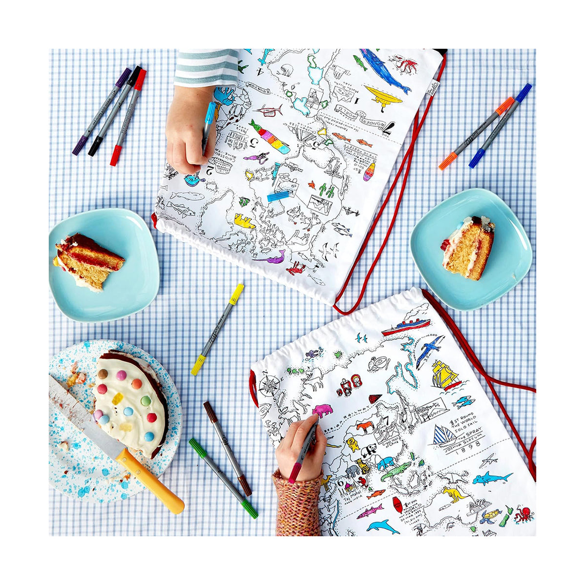 World Map Colouring Backpack– Ashmolean Museum