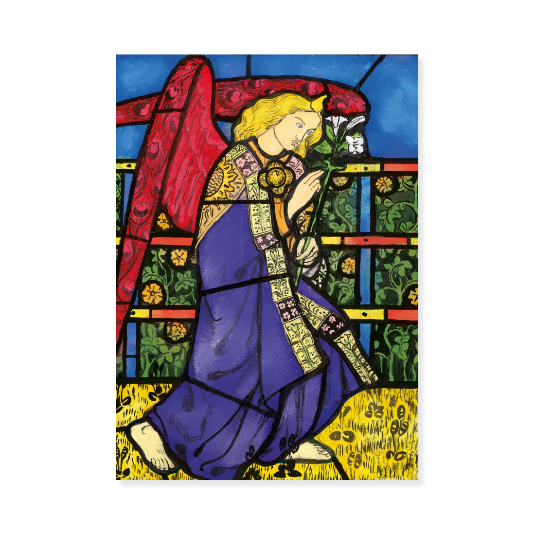 Ashmolean: William Morris Stained-Glass Angel Design– Ashmolean Museum