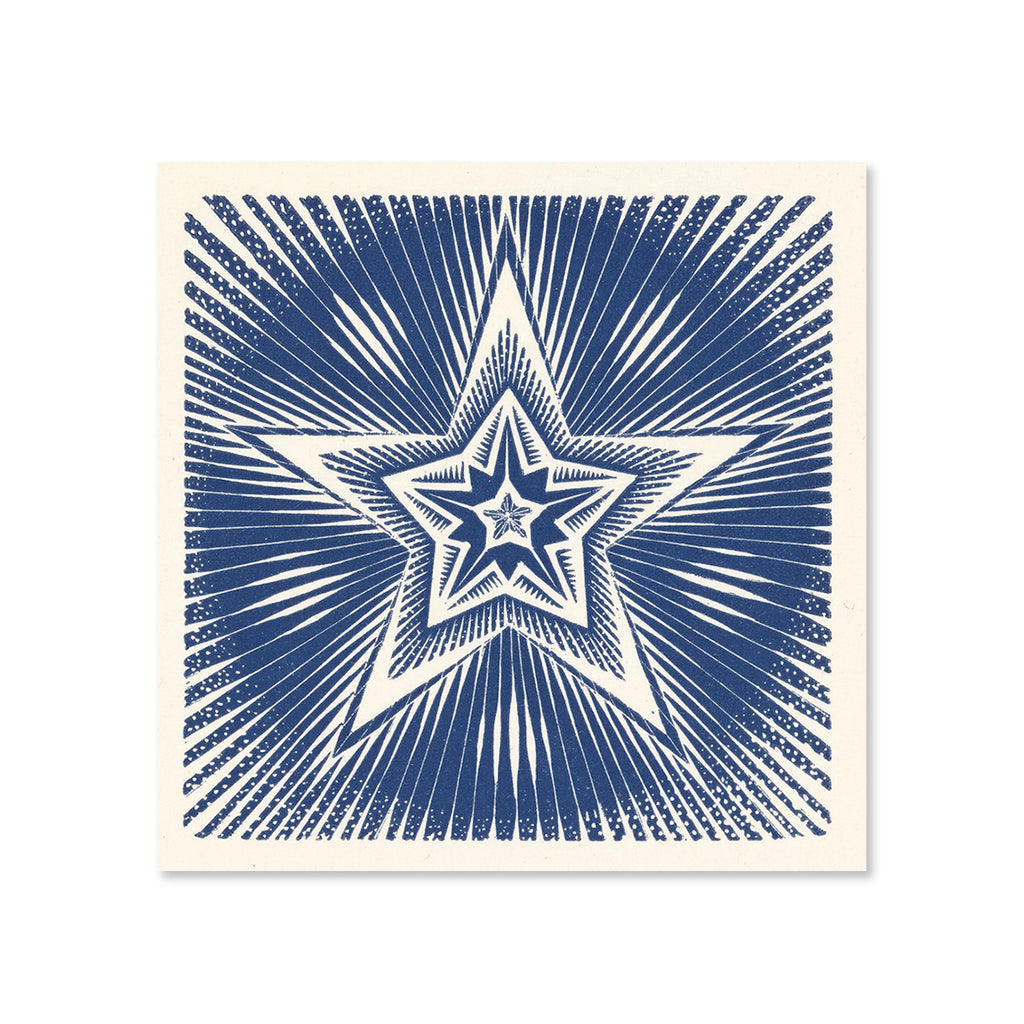 Ashmolean: Star by Monica Poole Christmas Cards