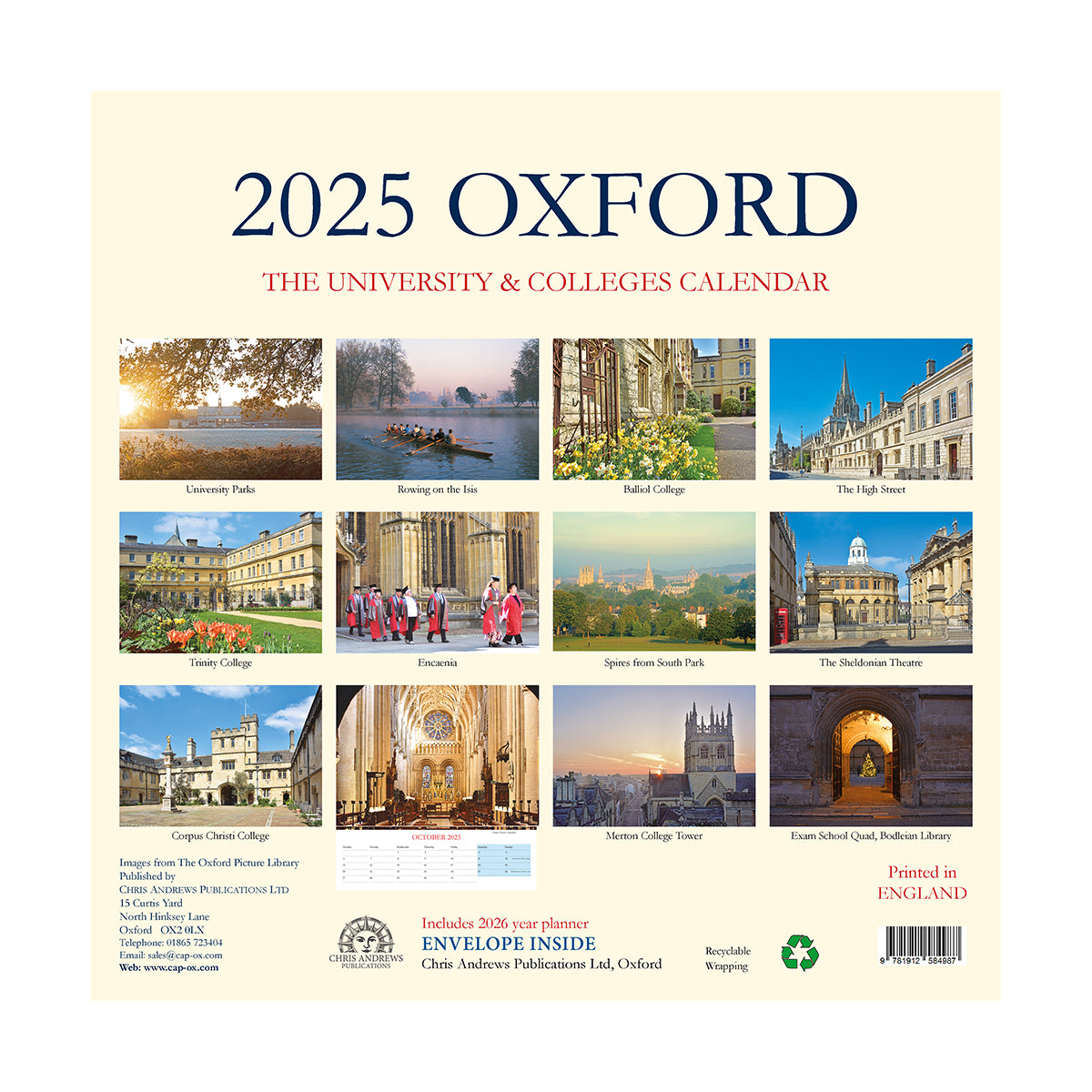 2025 Calendars & Diaries Ashmolean Museum