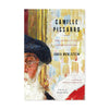 Book cover for 'The Audacity of Impressionism' by Camille Pissarro and Anka Muhlstein, featuring an abstract painted portrait of Camille Pissarro in profile against a cream, yellow, and red textured background.