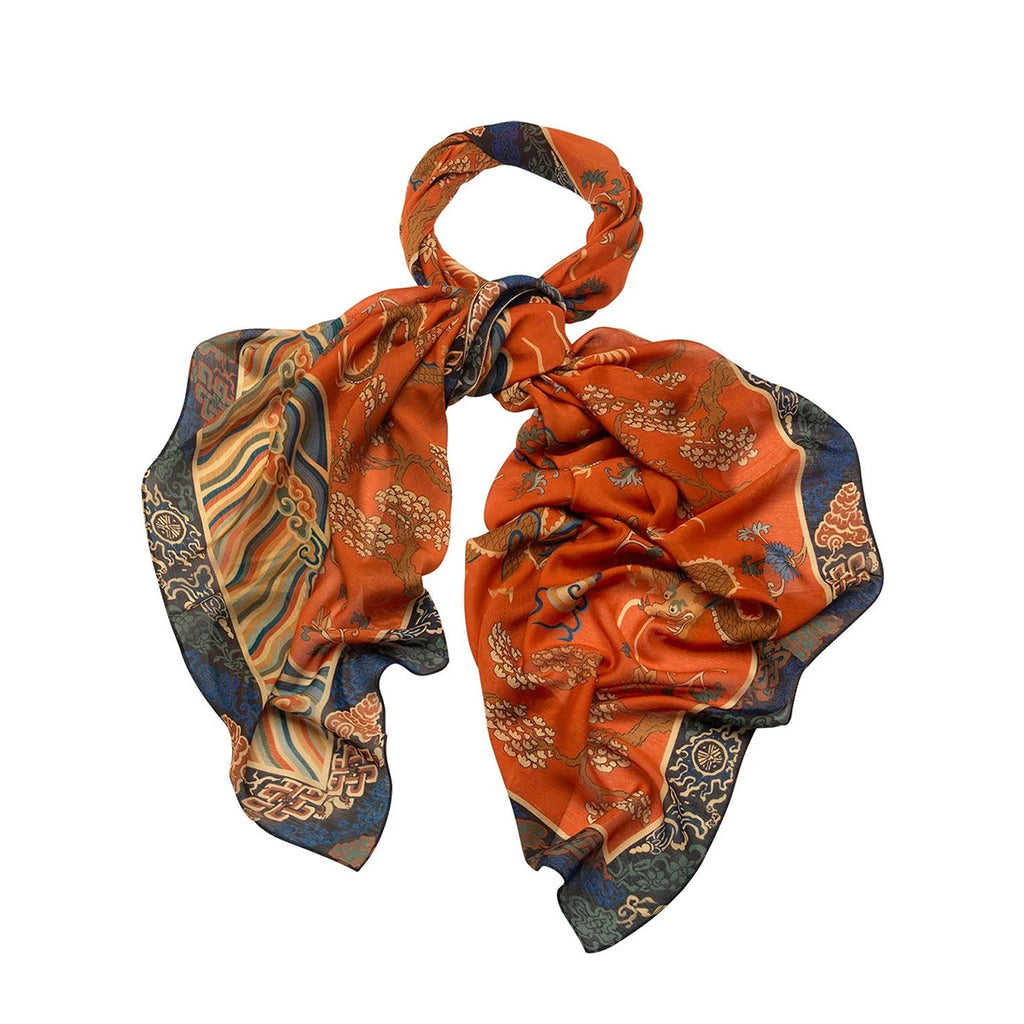 Rust Dragon Scarf