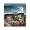 2027 calendar cover with a painting of a train crossing a bridge by Eric Ravilious