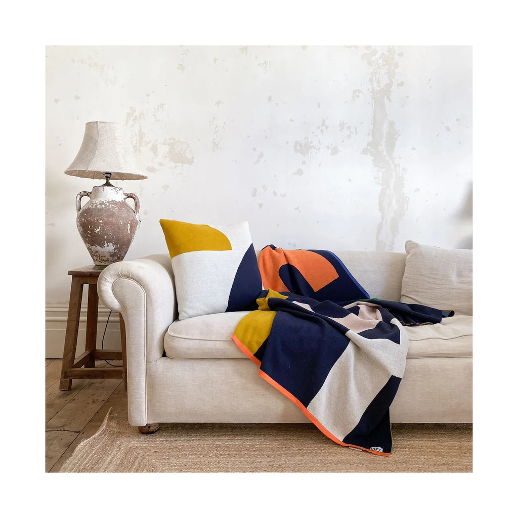 Multi Coloutred Throw Multi Coloured Ilo Throw– Ashmolean Museum