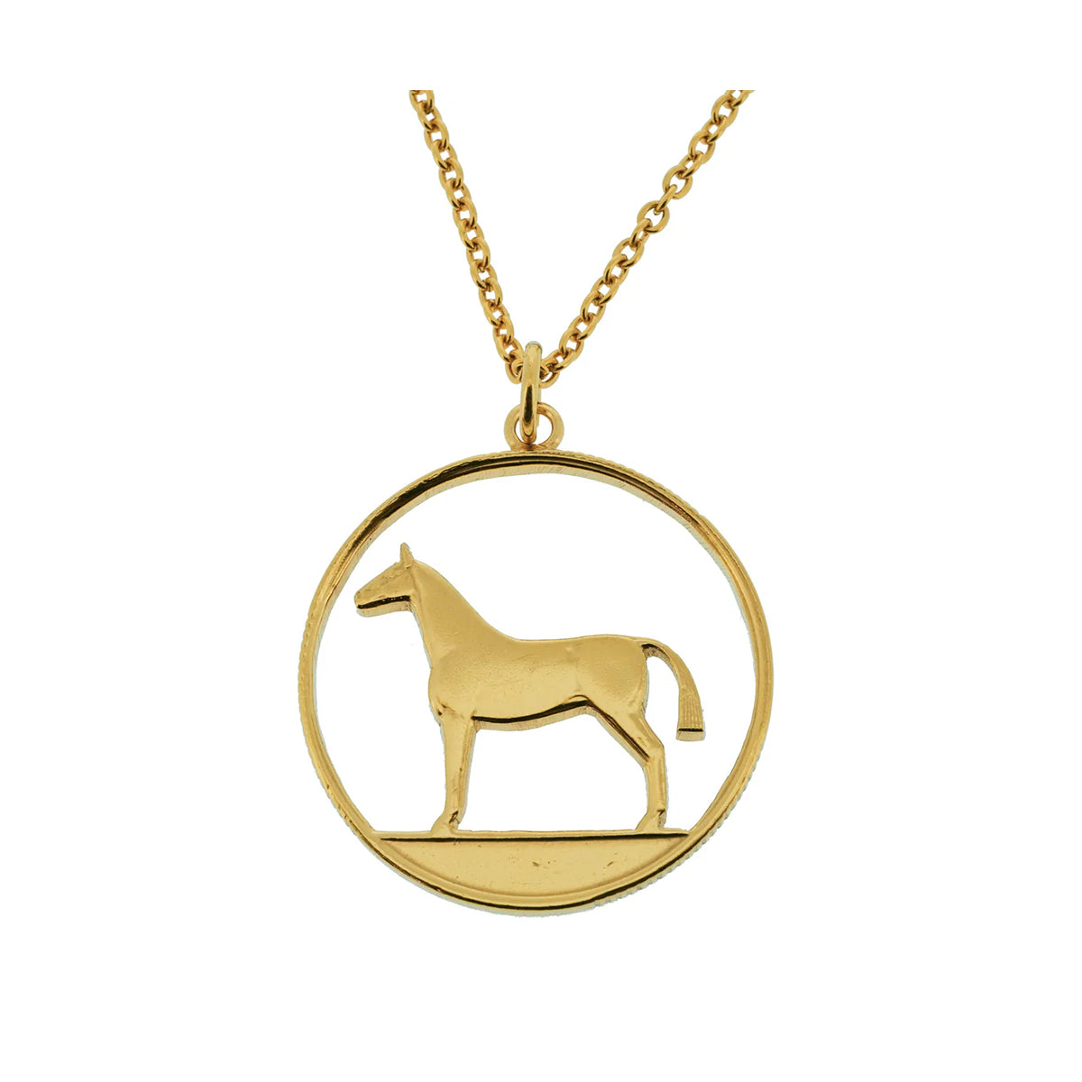 Irish Equine top Coin Necklace