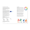Page from a book on color theory with text and color charts.