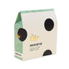 Box of Òir hand and body soap with green and beige design