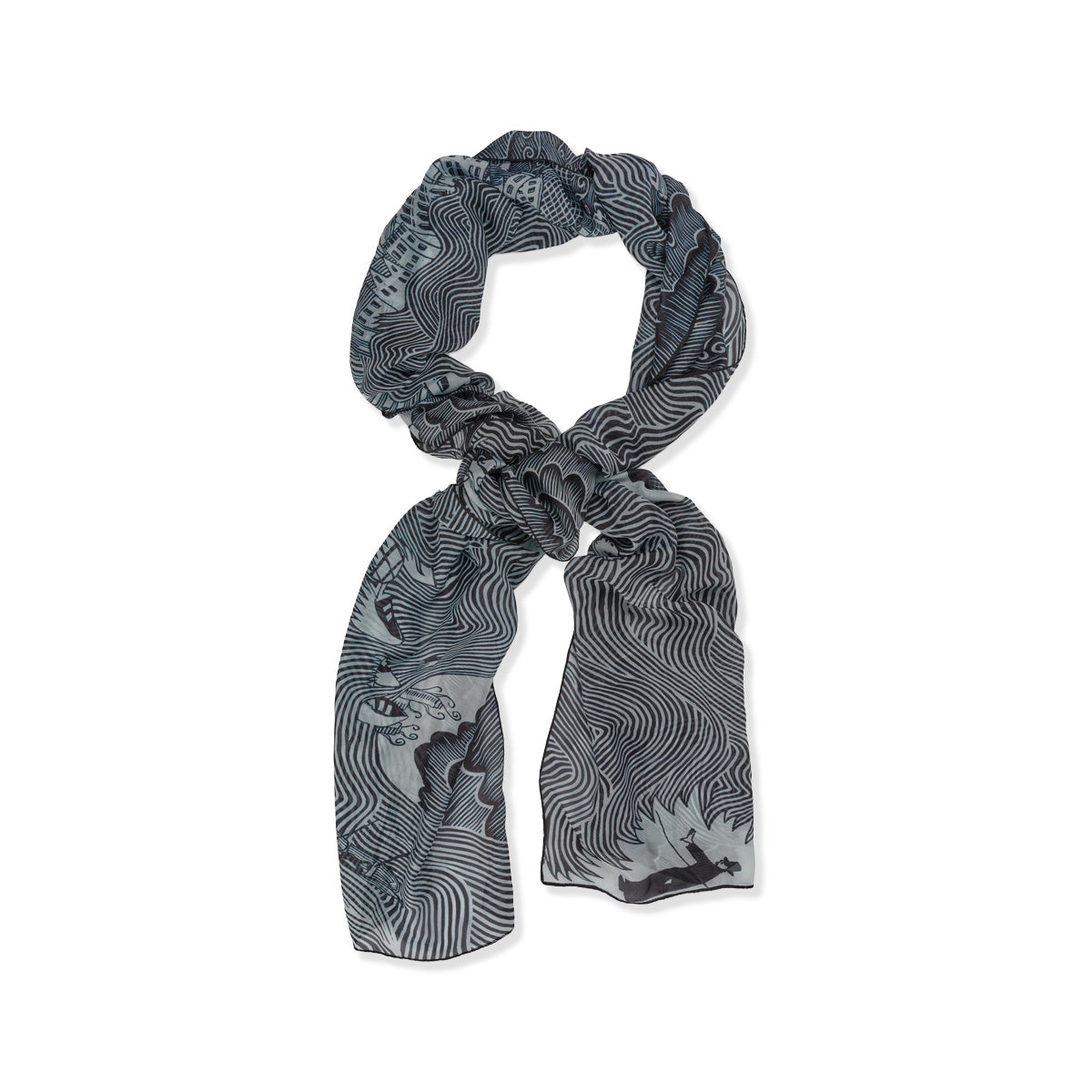 London Views Silk Scarf– Ashmolean Museum