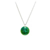 Silver & Green Rockpool Necklace