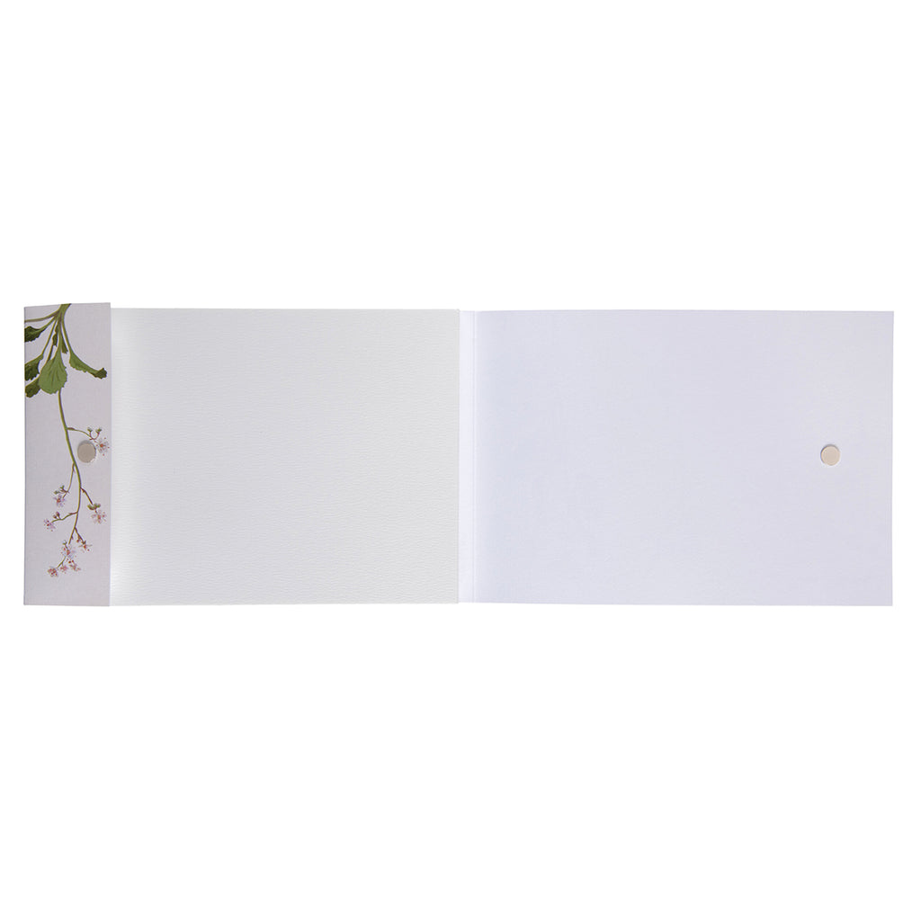 Inside of May Morris sketchpad, showing magnetic clasp