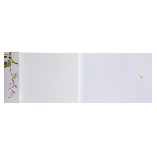 Inside of May Morris sketchpad, showing magnetic clasp