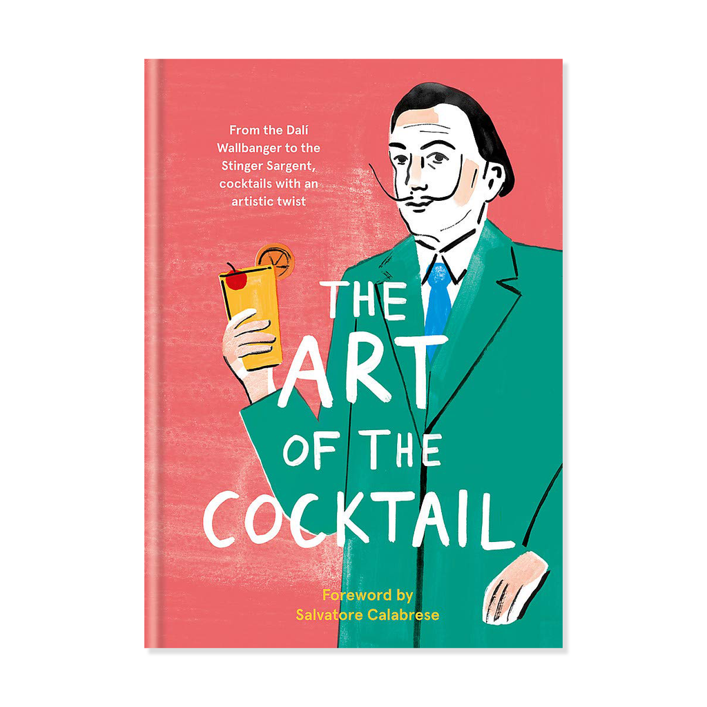 Book cover of 'The Art of the Cocktail' with a man in a green suit holding a cocktail.