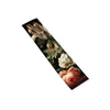 Decorative bookmark with floral design on a white background