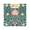 William Morris Gallery calendar with floral design on a blue background