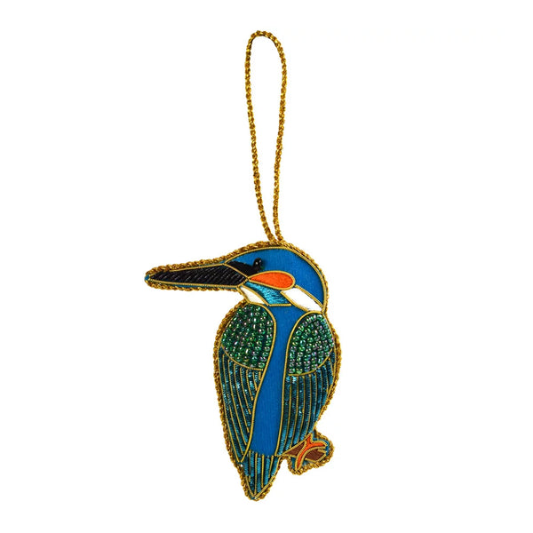 Kingfisher Beaded Decoration