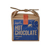 A 400g package of Harth Hot Chocolate Original, presented in a brown kraft paper bag tied with a twine bow, featuring a blue front label with cream text and graphics.