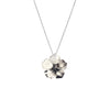 Large Silver Blossom Necklace