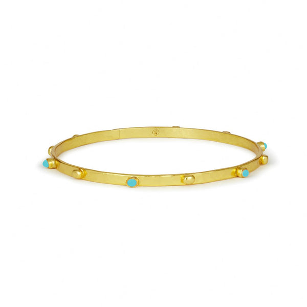 Tanrica Turquoise & Gold Bracelet